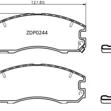 ZDP0244 Front Toyota Brake Pads (DB1181)