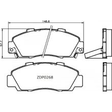 ZDP0268 Front Honda Brake Pads