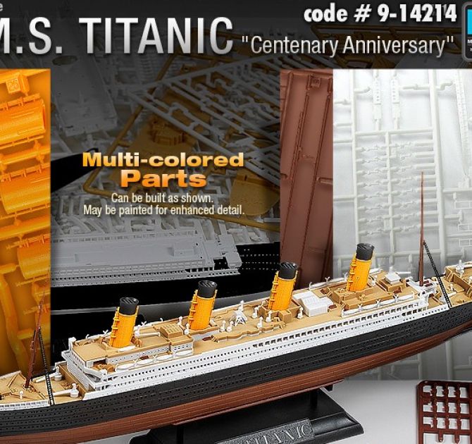 9-14214 ACADEMY 1/700 R.M.S TITANIC "CENTENARY"|Z-Shop