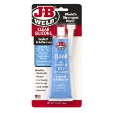 JB WELD CLEAR ALL PURPOSE RTV SILICONE SEALANT AND ADHESIVE 85G TUBE