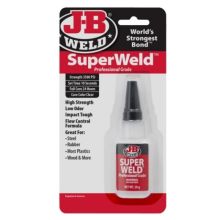 JB WELD SUPERWELD INSTANT HIGH STRENGTH LOW ODOUR ADHESIVE 20G