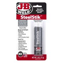 JB WELD STEELSTIK STEEL REINFORCE EPOXY PUTTY STICK 57G