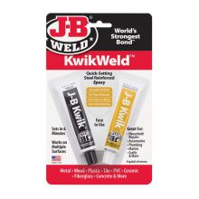  JB WELD KWIKWELD STEEL REINFORCED EPOXY TWIN 28.4G TUBES