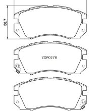 ZDP0278 Front Subaru Brake Pads (DB1219)