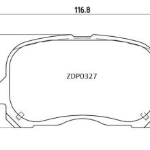 ZDP0327 Front Toyota Brake Pads (DB1267)