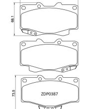 ZDP0387 Front Toyota Brake Pads (DB1323)