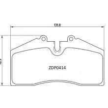 ZDP0414 Front Holden HSV Brake Pads (Harrop System) (DB1355)