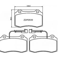 ZDP0939 Front Alfa Romeo Fiat Brake Pads