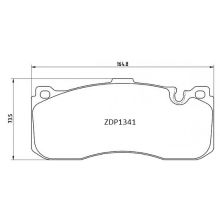 ZDP1341 Front BMW Brake Pads