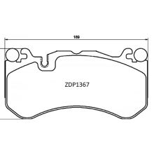 ZDP1367 Front Mercedes Brake Pads