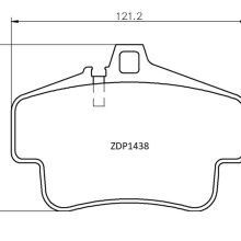 ZDP1438 Front Porsche Brake Pads