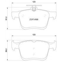 ZDP1488 Rear Audi VAG VW Brake Pads