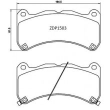 ZDP1503 Front Lexus Brake Pads