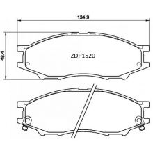 ZDP1520 Front Nissan Brake Pads (DB1454)