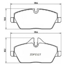 ZDP1527 Front BMW Brake Pads (DB1782)