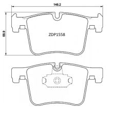 ZDP1558 Front BMW Brake Pads (DB2223)
