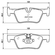 ZDP1559 Rear BMW Brake Pads (DB2224)