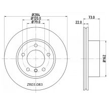 ZR03.083 Front BMW Brake Disc 284x22
